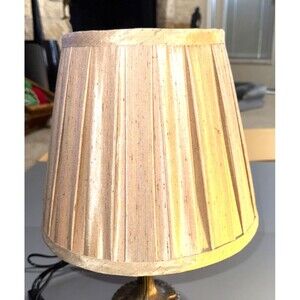 Vintage Royal Pleated Empire Lamp Shade Large 13x18" Silk Textured